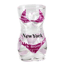Bikini - New York (NY) Design Clear Shot Glass - 0.8oz