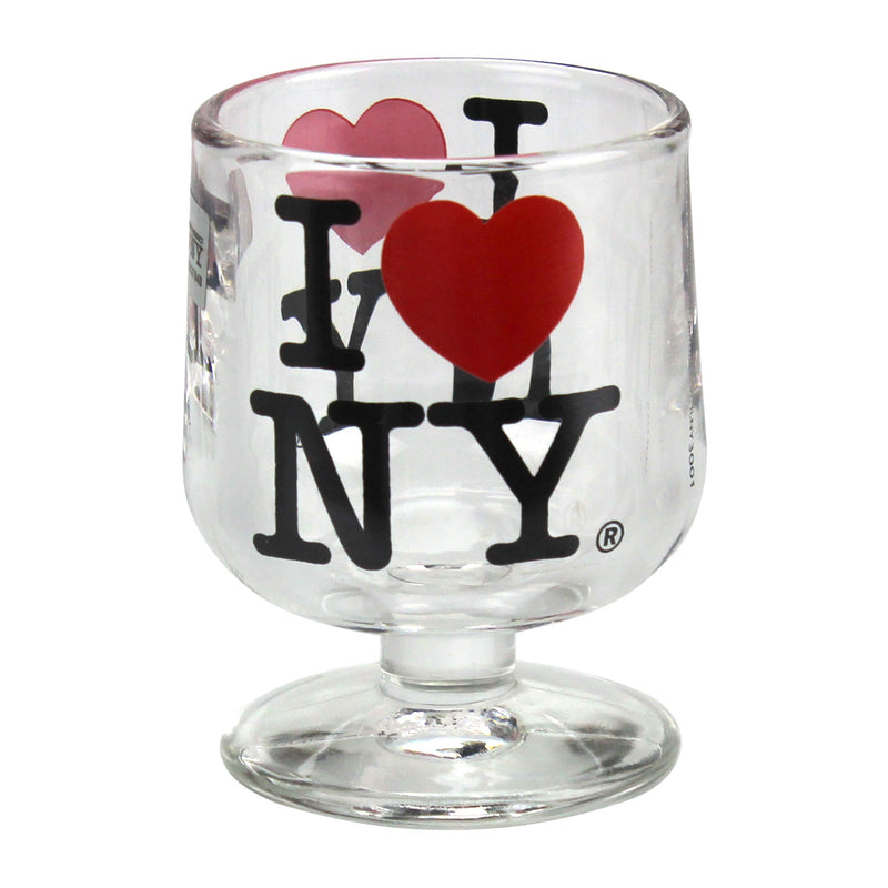 I Love NY Clear Mini Wine Glass - 1.5oz