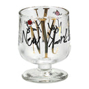 New York (NYC) Lettering Design Mini Wine Glass - 1.5oz