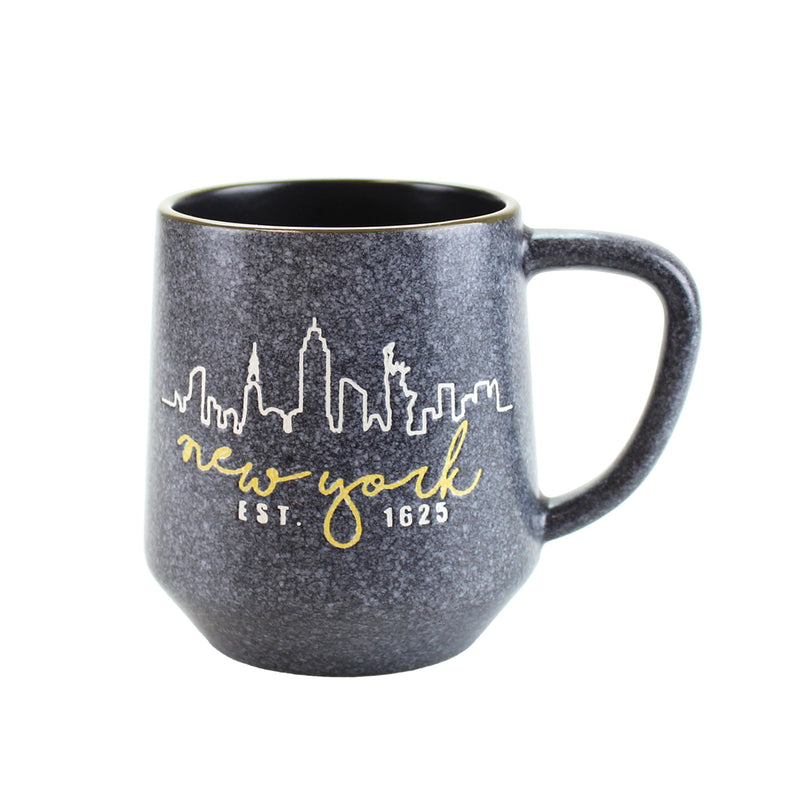 New York Skyline Drawing - Design - Ceramic Coffee Mug - 11oz