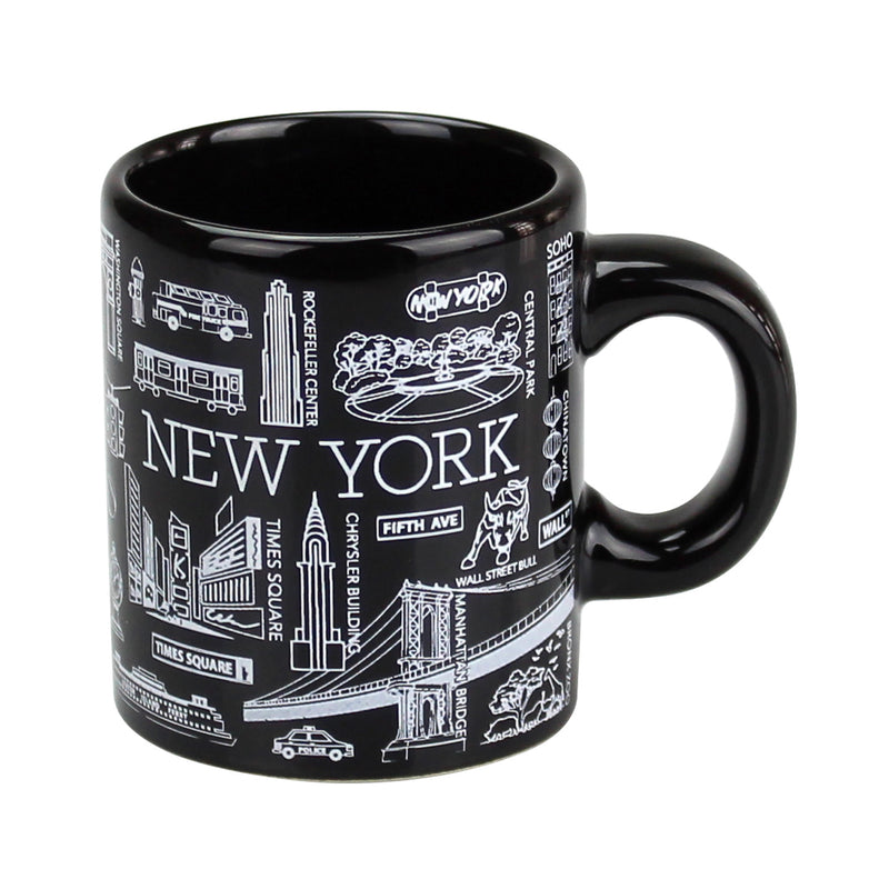 New York Landmarks/City - Ceramic Mini Coffee/Tea - 4oz