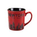 New York Big Apple City Skyline Ceramic Mini Mugs - 4oz