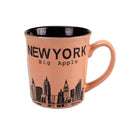 New York Big Apple City Skyline Ceramic Mini Mugs - 4oz