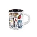 New York Ceramic Mini Mugs - 4oz
