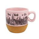 New York City Nightscape Cork Mug - 4oz