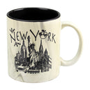 New York Skyline - Hand Drawing City - Big Apple - Ceramic Coffee/Tea  Mug - 11oz