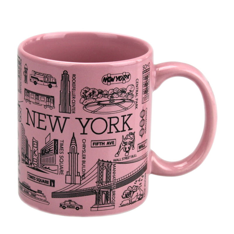 New York Landmarks/City - Ceramic Coffee/Tea  Mug - 11oz