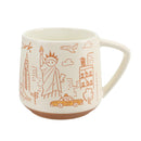 NYC Icons Sketch Mug – Statue of Liberty & Skyline – 11oz
