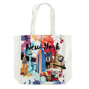 Water Color NY Design Canvas Bag