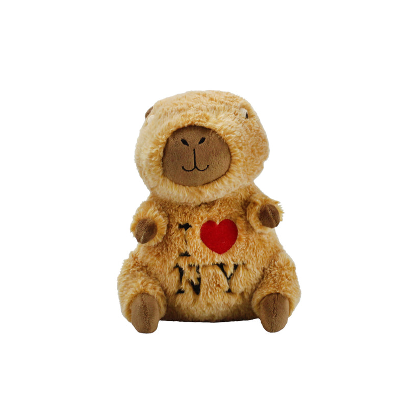 I Love NY - Small Capybara Plush Toy