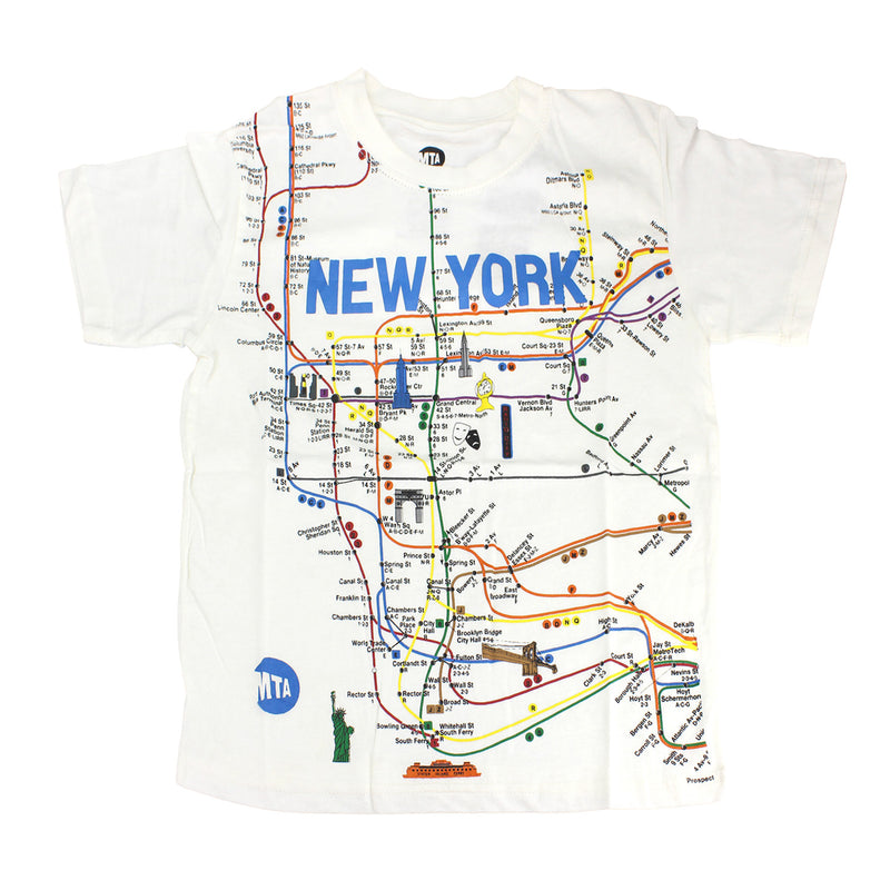 MTA New York Subway Map - Kids T-Shirt