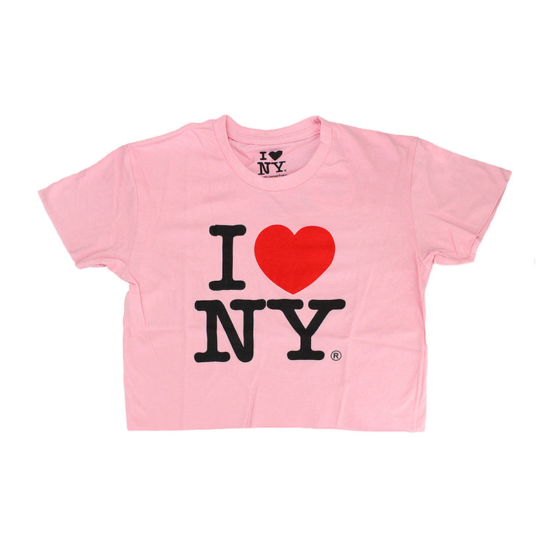 I Love NY Ladies Cropped Tee