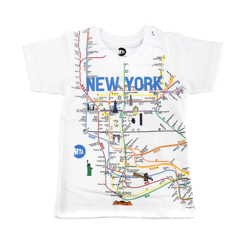 MTA New York Subway Map - Infant T-Shirts