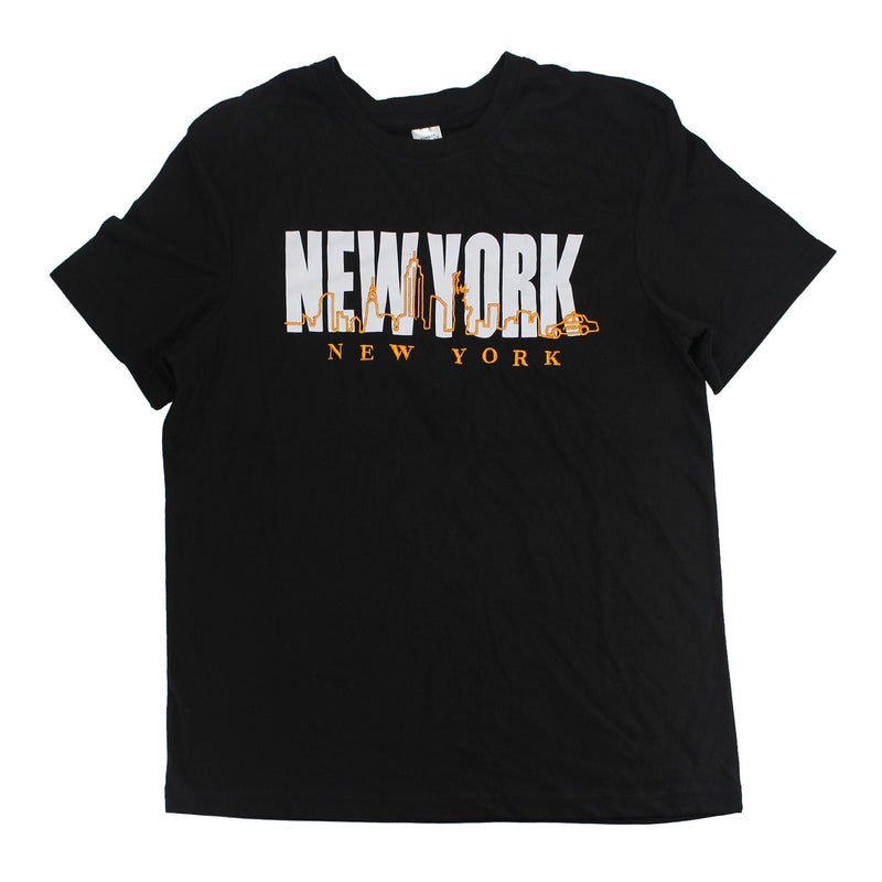 New York Lettering/Hand Drawing Skyline - T-Shirt