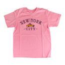 New York City Lettering Style with Taxi - T-Shirt