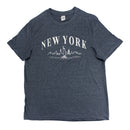 New York Lettering Style with Skyline/Taxi - T-Shirt