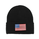 Official Licensed American Flag Patch Winter Beanie Hat