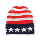 Official Licensed Patriotic Stars&Stripes(USA Flag) Winter Beanie Hat