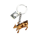 Wall Street Bull NYC Figurine Metal Key Chain