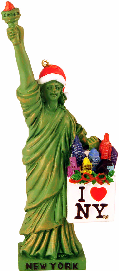 I Love NY -Statue of Liberty - Christmas Ornament