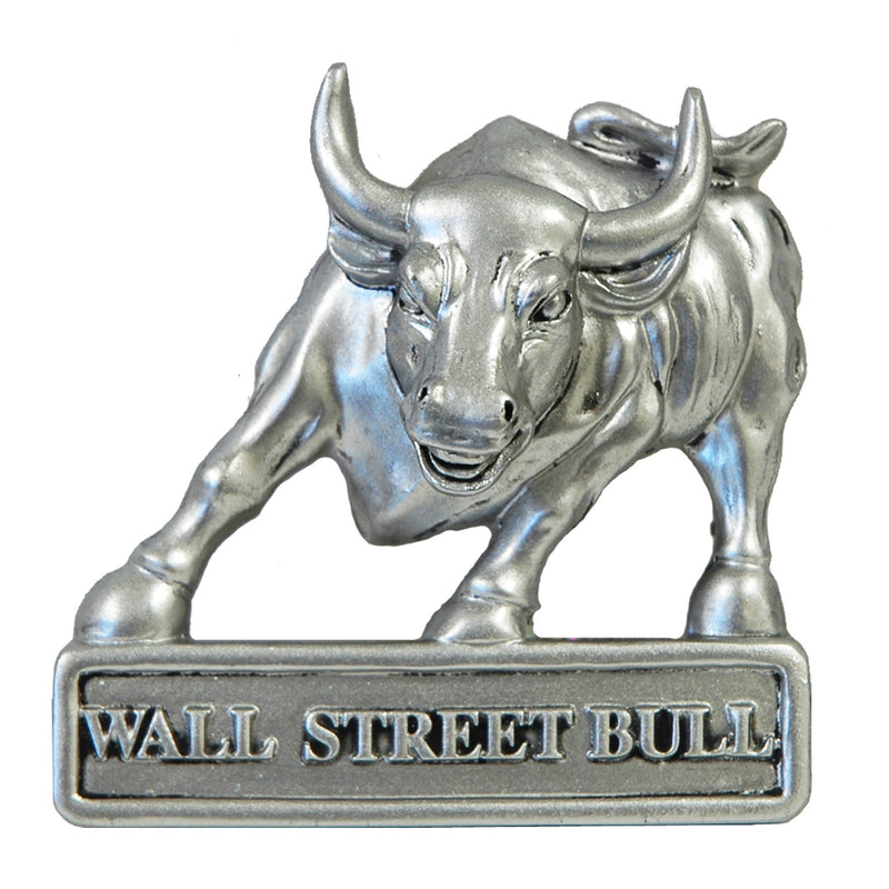 Wall Street Bull Refrigerator Resin Magnets