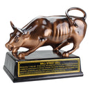 Official Licensed Wall Street Bull Stock Market NYC Figurine Statue with Base - XX-Large