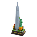 One World Trade Center Statue w/ Statue of Liberty