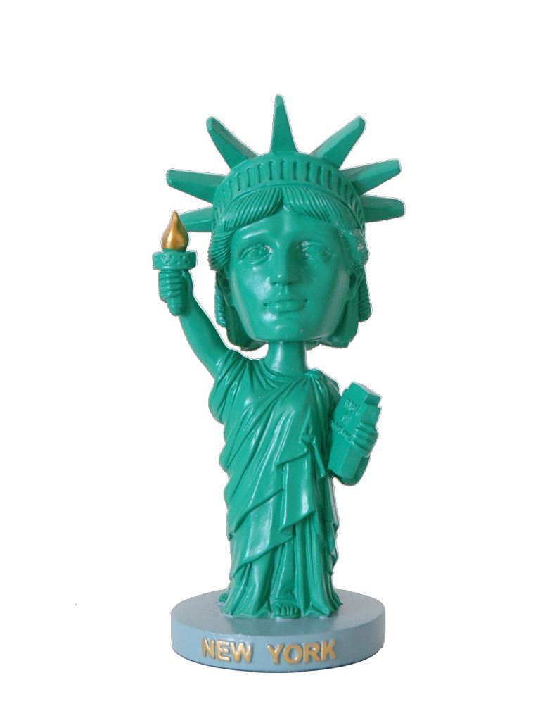 Statue of Liberty Green Bobble Head