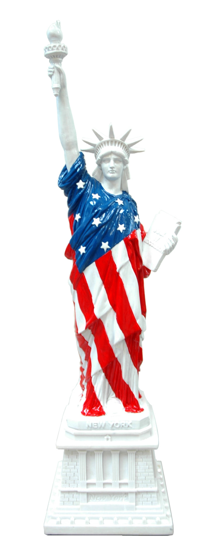 Statue of Liberty USA Flag Designed Statue Figurine