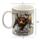 Wall Street Bull Ceramic Coffee Mug - 11oz
