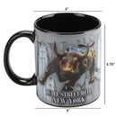 Wall Street Bull Ceramic Coffee Mug - 11oz