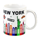 New York Color Skyline Ceramic Coffee Mug - 11oz