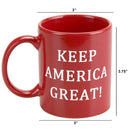 MAGA Red Ceramic Coffee Mug "KEEP AMERICA GREAT!" - 11oz