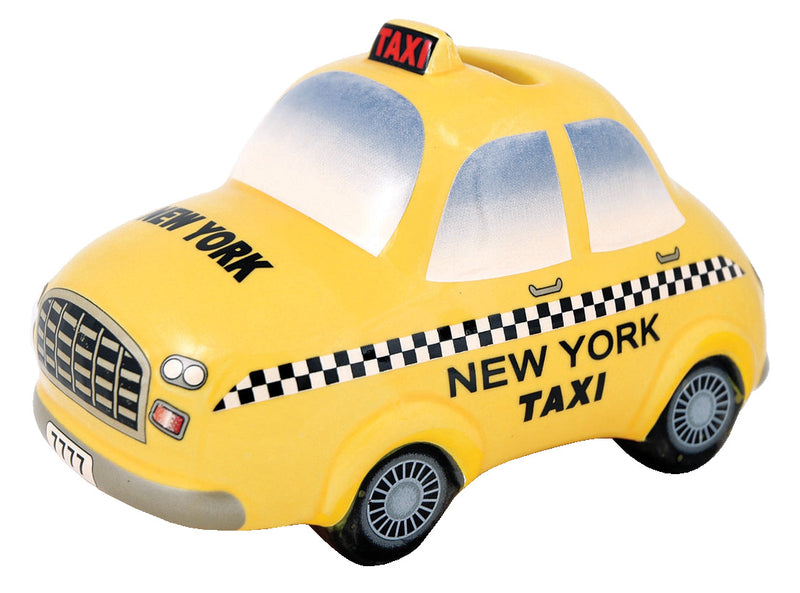 New York Taxi Car Ceramic Piggy Bank