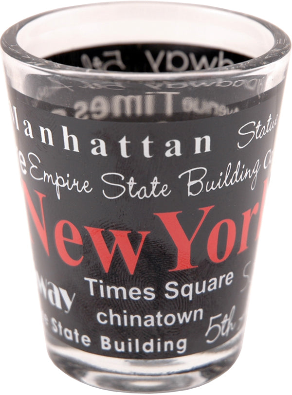 New York Letter Shot Glass - 1.5oz