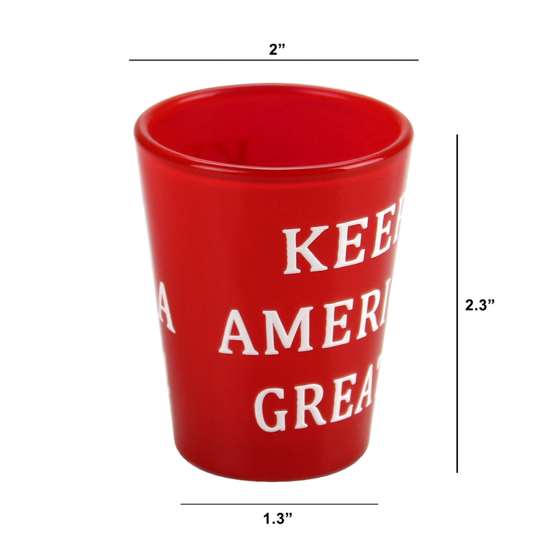 MAGA Red Shot Glass "KEEP AMERICA GREAT!" - 1.5oz