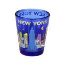 New York Navy Skyline Shot Glass - 1.5oz