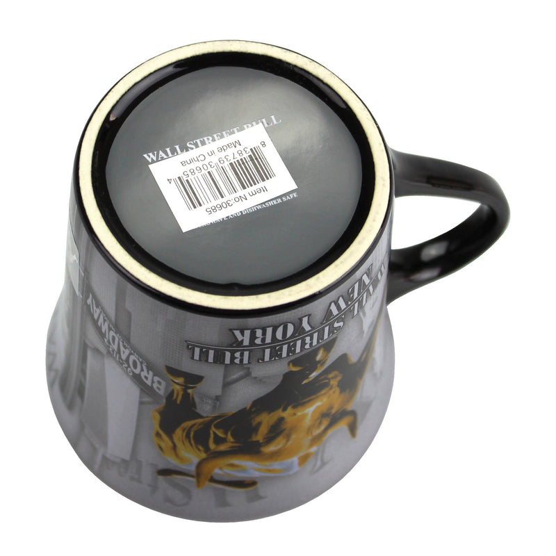 Wall Street Bull Ceramic Jumbo Mug -12oz