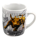 Wall Street Bull Ceramic Mini Mug - 4oz