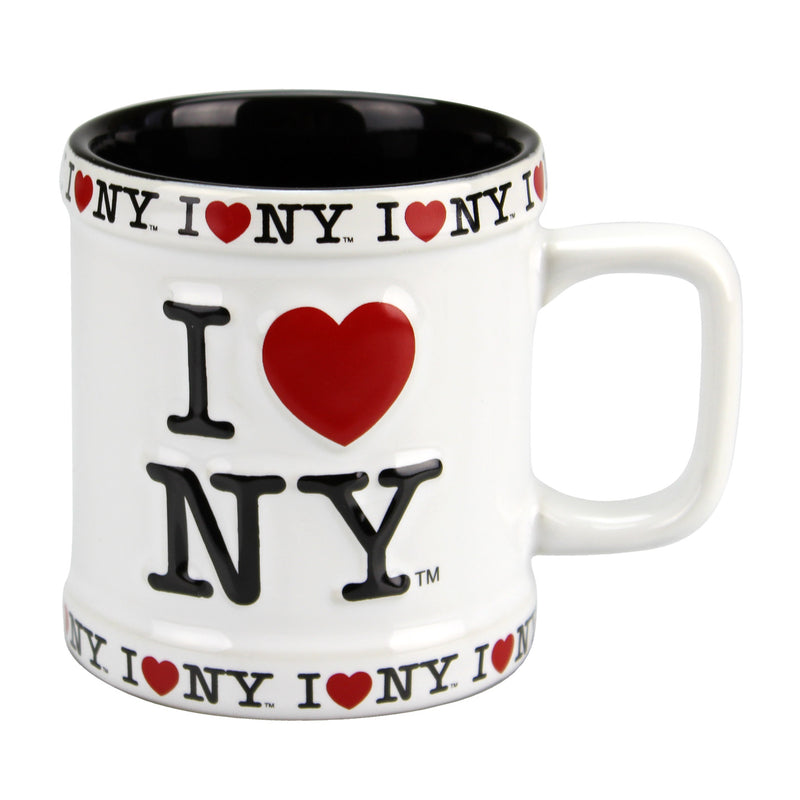 I Love NY 3D Ceramic Mug - 11oz