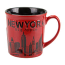 New York Big Apple City Skyline Jumbo Ceramic Mugs - 12oz