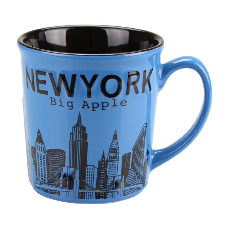 New York Big Apple City Skyline Jumbo Ceramic Mugs - 12oz