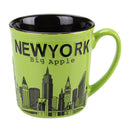New York Big Apple City Skyline Jumbo Ceramic Mugs - 12oz