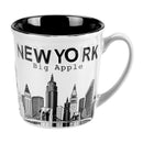 New York Big Apple City Skyline Jumbo Ceramic Mugs - 12oz
