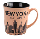 New York Big Apple City Skyline Jumbo Ceramic Mugs - 12oz