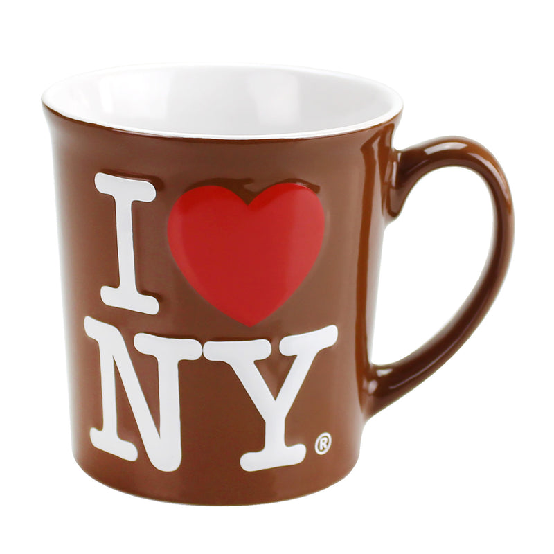I Love NY 3D Jumbo Ceramic Mugs - 12oz