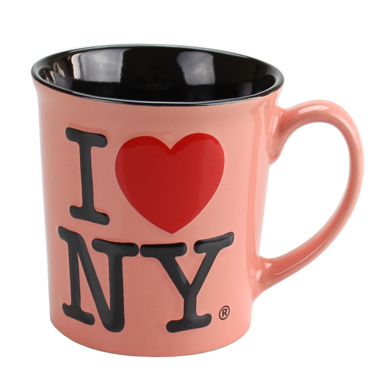 I Love NY 3D Jumbo Ceramic Mugs - 12oz