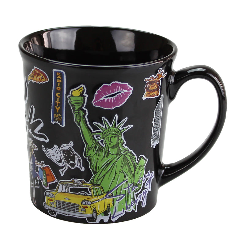 New York Jumbo Ceramic Mugs - 12oz