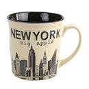 New York Big Apple City Skyline Jumbo Ceramic Mugs - 12oz