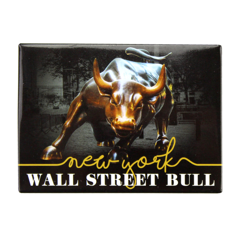 Wall Street Bull Fridge Magnet